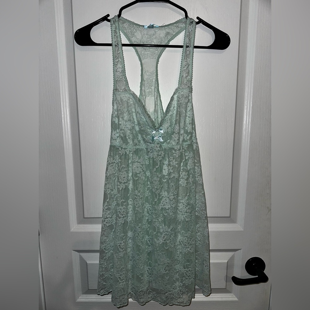 Betsey Johnson Mint Lace Lingerie